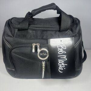 Bob Mackie Black Carry On Bag Vintage New With Tags